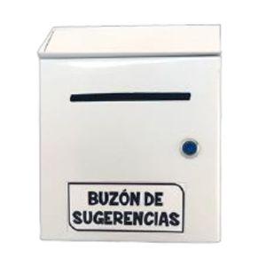 Buzon de sugerencias metalico