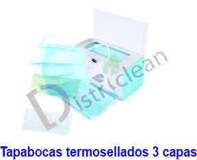 Tapabocas termosellados