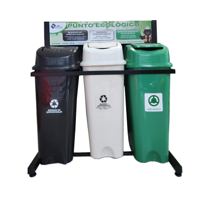 Punto ecológico de 60 litros