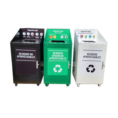 Estación de reciclaje modular 