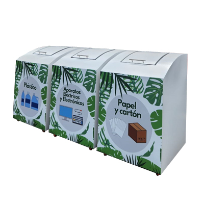 Estación de reciclaje modular